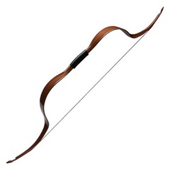 25Lbs Mongolian Detachable Longbow Hunting Recurve Bow 49″ Practice Beginner