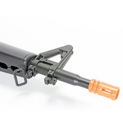 BBTac M16 Airsoft Gun Replica M16A1 Spring Rifle Vietnam 345 FPS BBs 6mm Veteran