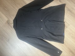 Devon Aire Black LADIES DRESSAGE Coat Size 10 R *VGC* WOOL Blend