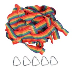 57 X 72 Inch Climbing Net Kids Climbing Rope Ladder PP Fiber High Loa KNDW