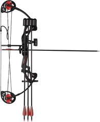 Youth Compound Bow Archery Set, 19”-28” Length, 15-29 lbs
