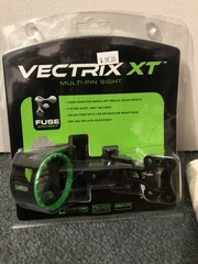 New Fuse Archery Vectrix XT Multi-Pin Sight 3 Pin Archery Bow Sight 1532485