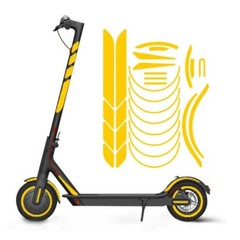Electric Scooter Reflective Sticker Night Safety Warning Stickers Decor Decal