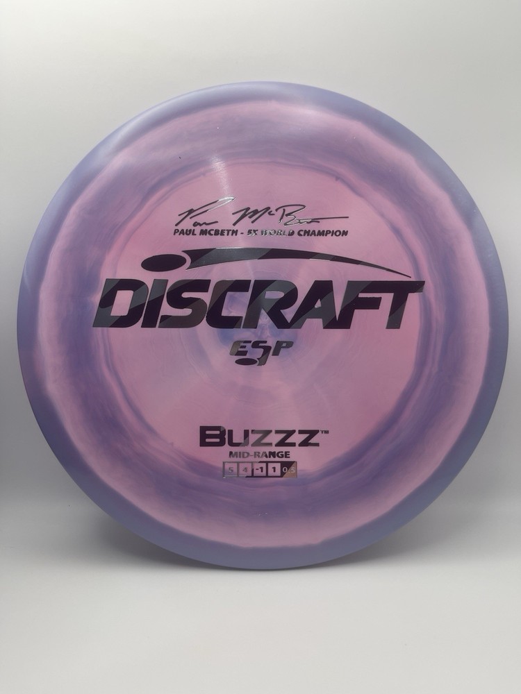 Discraft ESP purple Buzzz Paul McBeth 5x World Champ Disc Golf Midrange 177+g