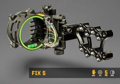 Trophy Ridge Fix Archery Bow Sight, Right Hand, 5-Pin 0.019