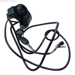Electric scooter Throttle Digital Battery Voltage Display Switch Power with Key