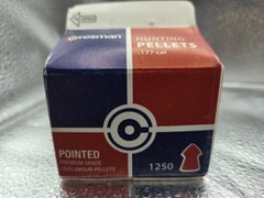 CROSMAN POINTED Field .177 Cal 4.5g Hunting Pellets 1250 -NEW