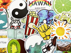 2000 Random Bulk Stickers Lot Fun Car Bottle Pack Bike Laptop Skin Decals