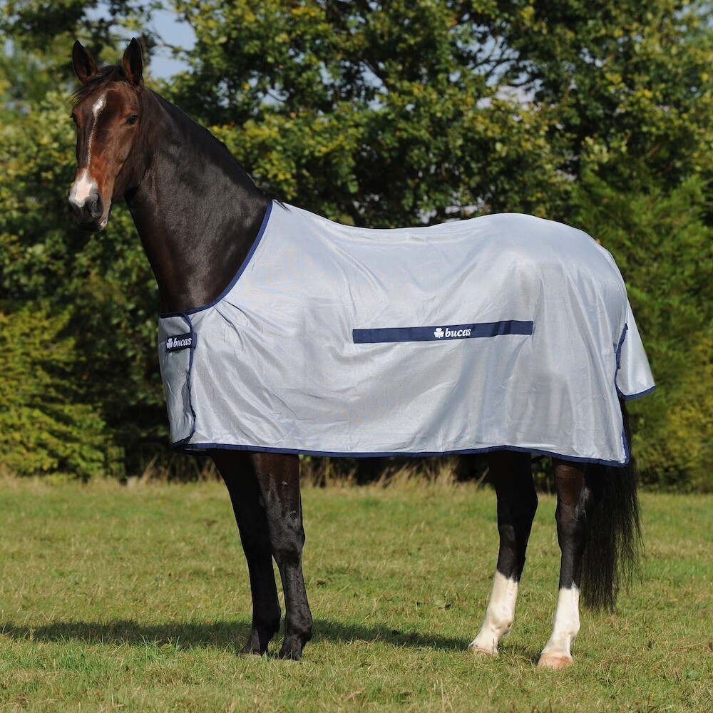 Bucas Buzz Off Fly Sheet-Classic-81″-Silver/Navy
