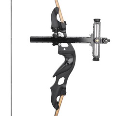 9″ Recurve Bow Sight 1 Pin Aluminum Archery Hunting Bow Target Aiming Tool