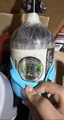 68ci 4500psi HPA Paintball Tank Model 4500