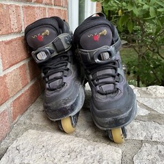 Vintage Pat Lennen K2 Aggressive Inline Skates Blades Skate US Mens 7