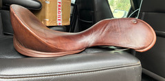 WOW Saddle 2013 Competitor brown size 1 STOCK / Bounty seat curved leather tree