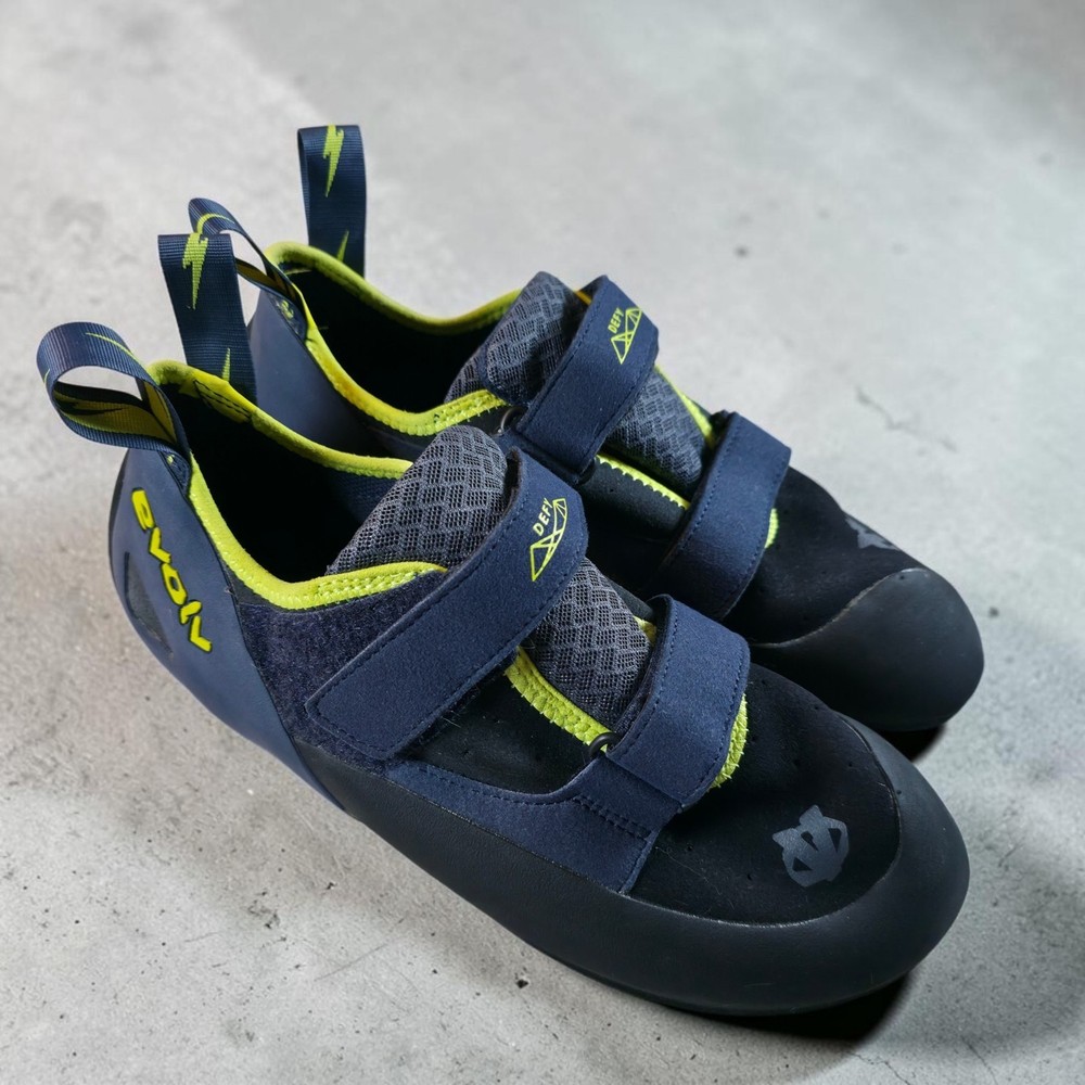 EVOLV Defy Black Rock Climbing Shoes TRAX Men’s US 12