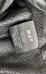 BILT Men’s Evolution Motorcycle Jacket Black Textile Water Resistant Armor NWT M