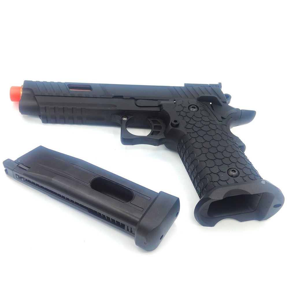 KLI 1911 Hi-Capa “Baba Yaga” CO2 Blowback Airsoft Pistol Metal Slide, 320–330FPS