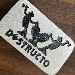Vintage 80’s DESTRUCTO Skateboard Trucks Plaque SCHMITT STIX Prototype Bushings
