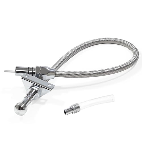 Upgraded Chrome 700R4 4L60E 4L80E Transmission Dipstick, Flexible Firewall