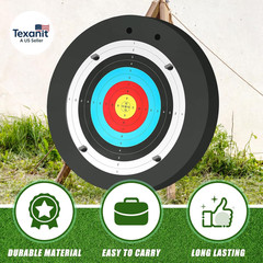 1 Pcs Foam Archery Target for Backyard, High-Density round Archery Bow Target wi