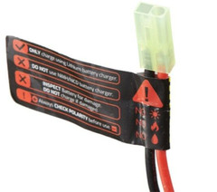 Zion Arms Airsoft 11.1v 2600mAh Lithium-Ion Nunchuck Battery Tamiya Connector