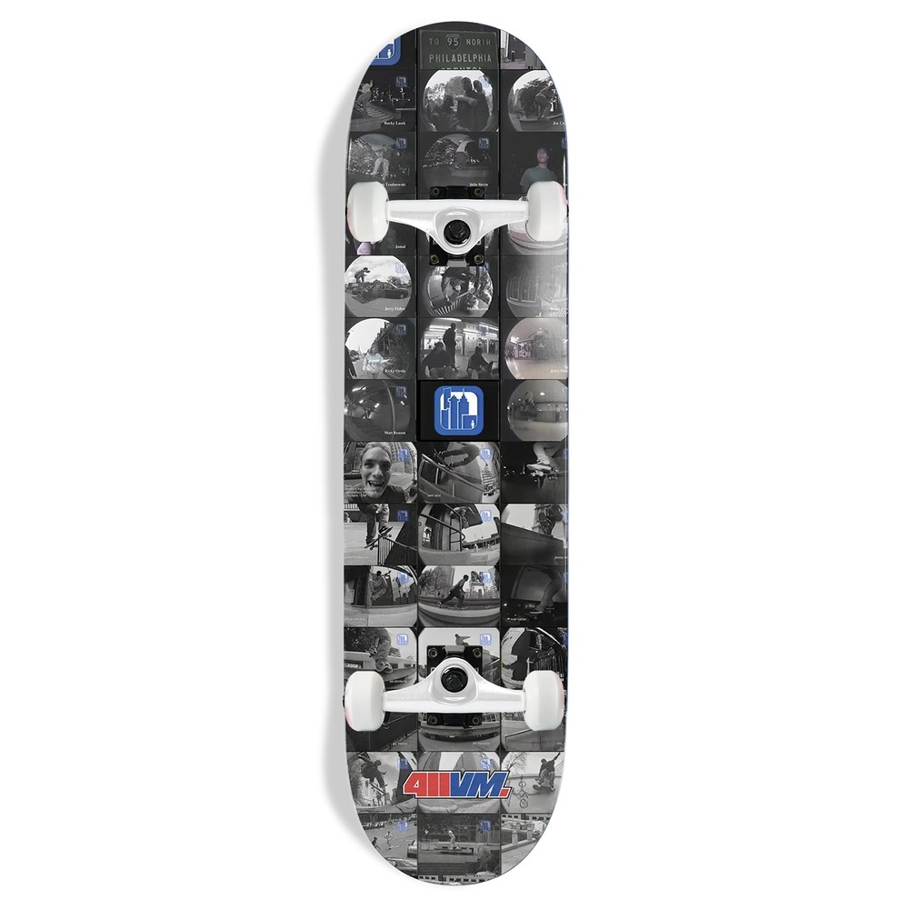 411VM Skateboard Assembly Metrospective Frame Grab 8.25″ x 32″ Complete