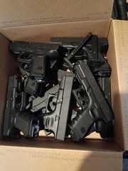 Lot Of 14 Umarex Glock 19 Air Pistol 177 BB Gun CO2 Action Black As Is Missing P