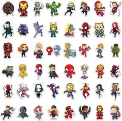 200PCS Cool Character Stickers Waterproof Vinyl Bulk for Laptop Skateboard Water