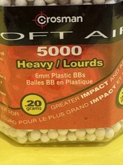 Lot of 3 New Colt + Crosman Airsoft BB Containers 20,000 Rounds Total