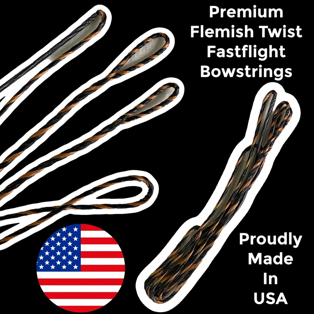 60″ Actual LENGTH Fastflight FLEMISH TWIST RECURVE Bow String 40-60 lbs USA MADE