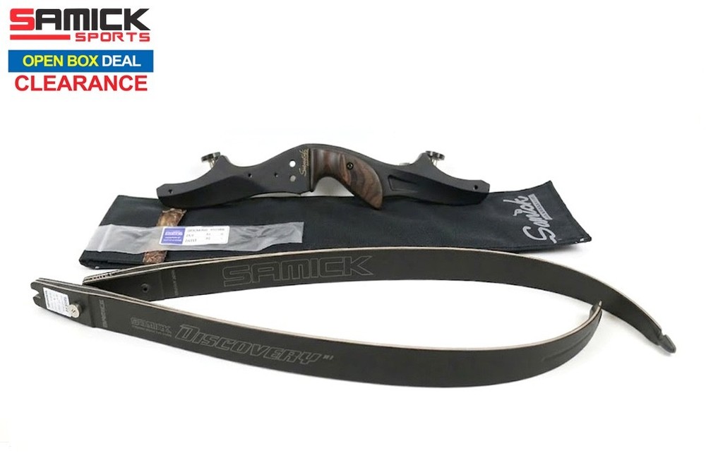 Samick Discovery CNC Riser, Wood Carbon Limbs Set / OPEN BOX SALE / Matte Black