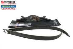 Samick Discovery CNC Riser, Wood Carbon Limbs Set / OPEN BOX SALE / Matte Black