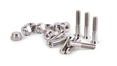 10/32 Titanium Bolts and Nuts for Skateboards 6AL4V Aerospace Grade 16 pieces