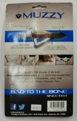 207 Muzzy Bowhunting Broadheads 3 Blades Trocar Tip, 75Grain, 6 Pack