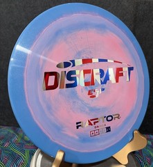 Discraft ESP Raptor Distance Driver Cotton Candy Swirly Flag Foil 170-172g New
