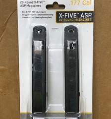 Sig Sauer X-Five Magazine 2 Pack .177 Caliber 20 Rounds AMPC-177-20X