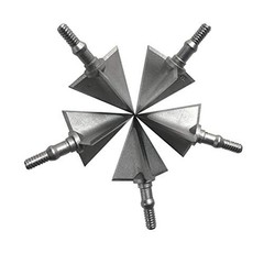 Archery Broadheads 100 Grain Fixed Blades Stainless Steel Hunting Broadheads …