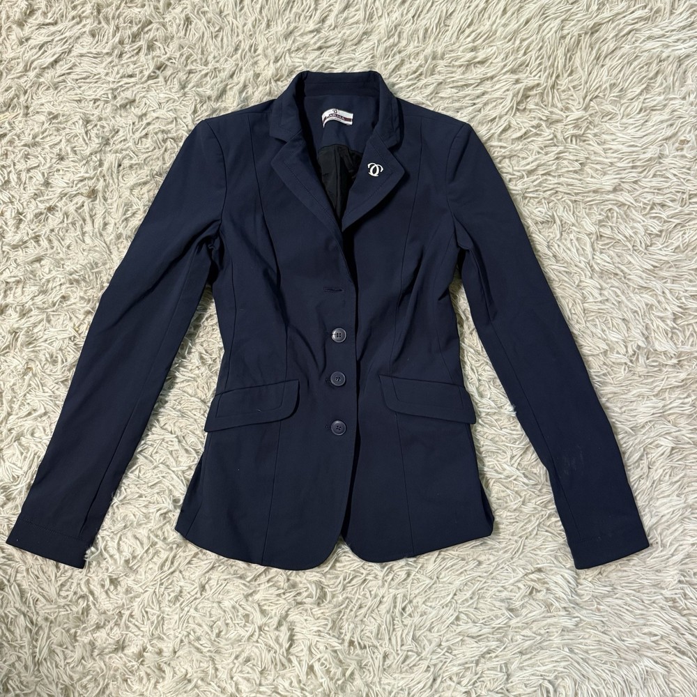 Women’s Size IT38 Navy Carma Horseback Riding Show Coat