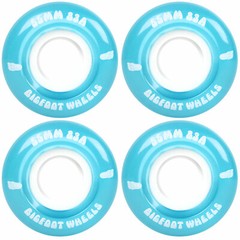 Bigfoot Skateboard Wheels 55mm 83A Soft Cruiser Filmer Wheels Blue (Set of 4)