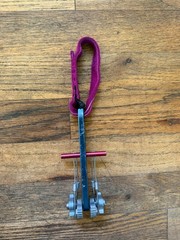 Vintage Trad Climbing Cam Rack WILD COUNTRY CHOUINARD BLACK DMND METOLIUS 10 Pcs