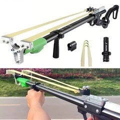 Powerful Slingshot Rifle Portable Heavy Duty Catapult Outdoor Hunting For Adult