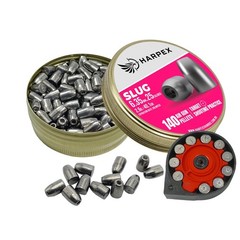 Harpex Slug .25 (6.35mm) Cal Airgun pellets – Hollow point – Lead Heavy 40.1gr