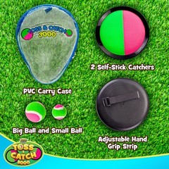 Multi-Color Toss and Catch Game Set – Outdoor Activity for All Ages, 4 Pieces