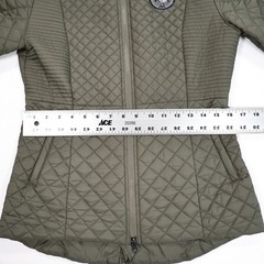 NOEL ASMAR Women’s XS Green Quilted Full Zip Spruce Meadows Equestrian Jacket