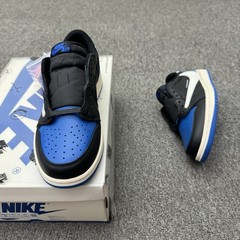 DM7866-104 Travis Scott Fragment AJ 1 Low OG Blue Black Men’s Size 4-13