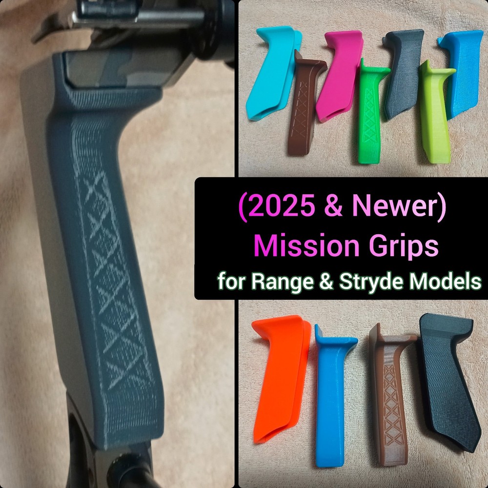 * (2025 to Current) 5 Angles * Mission Bow Grips – Range, Stryde