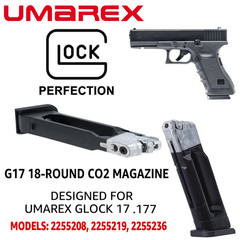 Umarex Glock 17 Gen3 G17 Blowback .177 Caliber BB 18rd OEM Magazine (2255209)