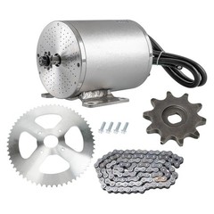 48V 1800W Brushless Electric Motor + 420 Sprocket Chain Kit E-Bike Tricycle ATV