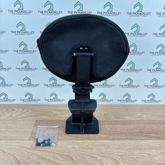 Motorcycle Adjustable Driver Rider Backrest Padded Pad & Mounting Hardware Kit