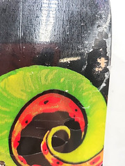 Kryptonics Skateboard Deck Evil Demon Green Octopus Graphic 31 Inches