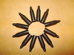 100 GRAIN GLUE-ON FIELD POINTS FOR WOOD ARROWS